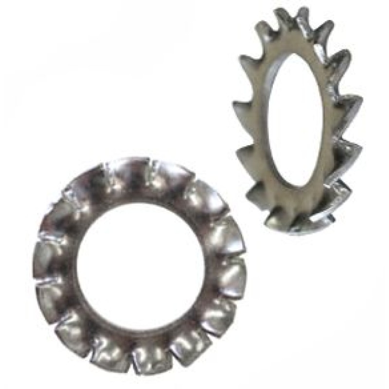 Internal & External Lock Washers DIN 6798 Zinc.